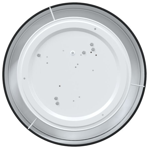 vidaXL Taklampe med s&oslash;kelys Svart 38 x 38 x 13,5 cm stoff