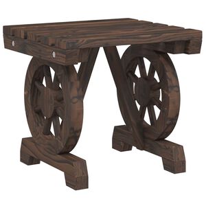 vidaXL Hagefotskammel 40x36,5x38,5 cm heltre gran