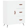 vidaXL Highboard hvit 69,5x34x180 cm konstruert tre
