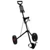 vidaXL Golf Trolley Svart 66 x 65 x 112 cm Jern