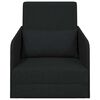 vidaXL Sammenleggbar Sofa seng Svart 65 x 80 x 83 cm stoff