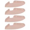vidaXL Flytende hylle med hylle med lagring 4 pcs Rosa 15 x 15 x 2 cm