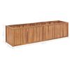 vidaXL H&oslash;ybed 200x50x50 cm heltre teak