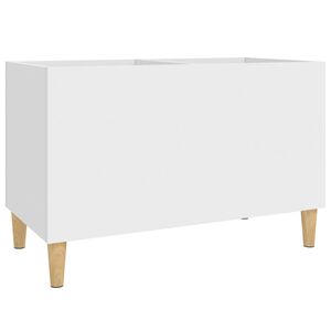 vidaXL Hifi-benk hvit 74,5x38x48 cm konstruert tre