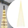 vidaXL LED Juletre 3000 LEDs Varm Hvit 800 cm