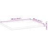 vidaXL Bordplate ubehandlet 100x80x4 cm heltre akasie