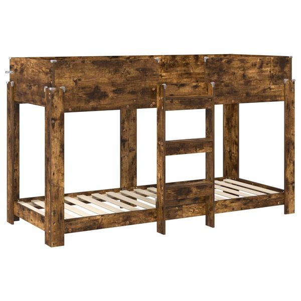 vidaXL K&oslash;yeseng for Barn R&oslash;kt eik 80 x 190 cm Konstruert tre