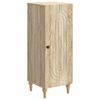 vidaXL Serviesskap Sonoma eik 33 x 34,5 x 90 cm Konstruert tre
