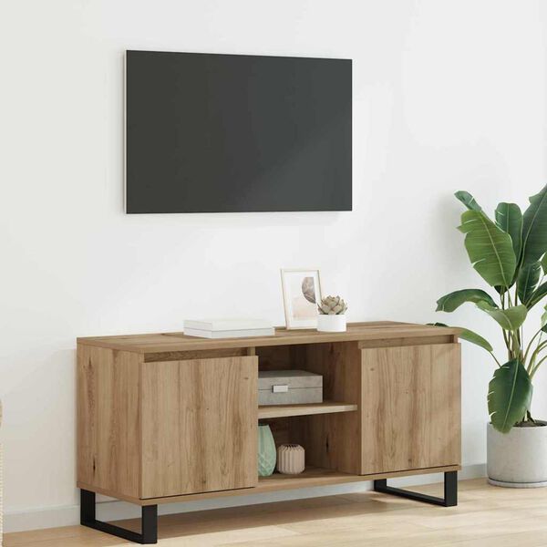 vidaXL TV-skap Artisan Eik 104 x 35 x 50 cm Konstruert tre