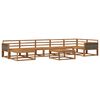 vidaXL Utend&oslash;rs sofa-sett 8 pcs Naturlig Solid akasietre