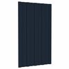 vidaXL Takpanel 12 pcs Antrasitt 80 x 45 cm Galvanisert st&aring;l