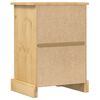 vidaXL Nattbord Corona 45x35x64 cm heltre furu
