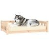 vidaXL Hundeseng 105,5x75,5x28 cm heltre furu