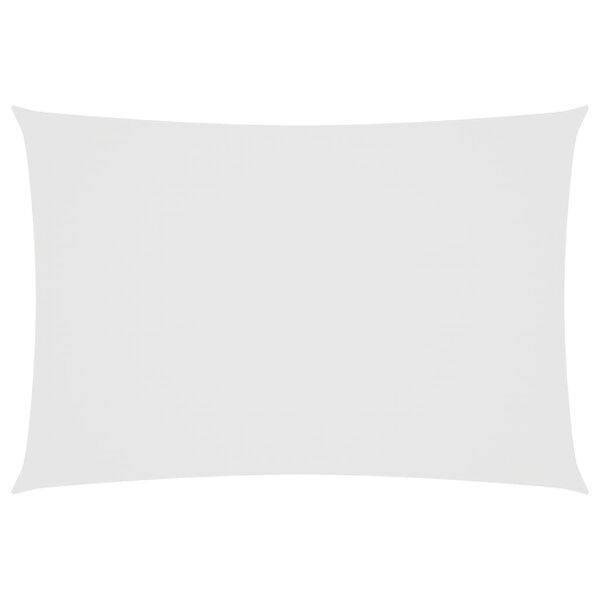 vidaXL Solseil oxfordstoff rektangul&aelig;r 2,5x4,5 m hvit