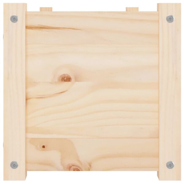 vidaXL Plantekasse 100x31x31 cm heltre furu