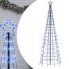vidaXL LED Juletre med Spikes 570 LEDs Bl&aring; 300 cm