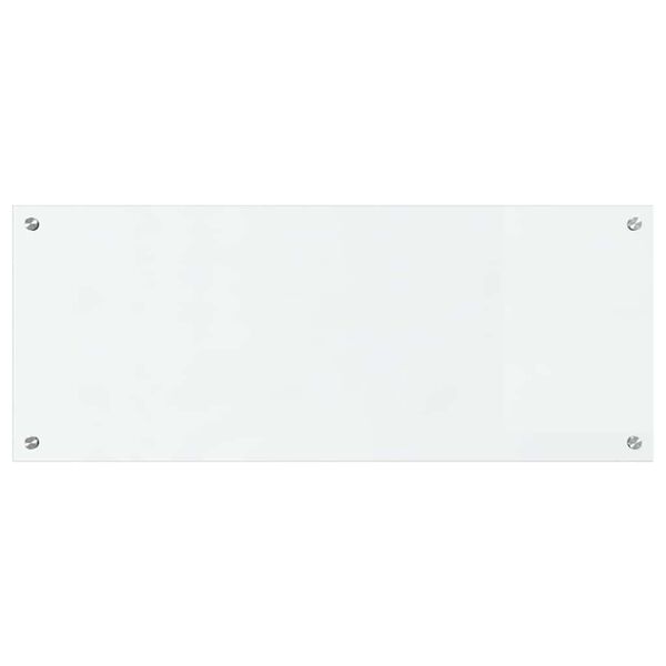 vidaXL Kjøkkenbakplate Gjennomsiktig 100 x 40 x 0,8 cm herdet glass