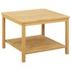 vidaXL Sidetabell Olje naturlig 60 x 60 x 45 cm Solid akasietre