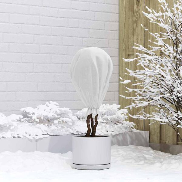 vidaXL Frostbeskyttelse Plante Fleece Hvit 20 x 1,6 m Uvevd Stoff