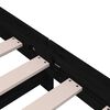 vidaXL Stableseng svart 80x200 cm heltre furu