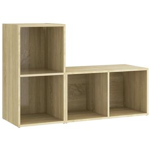 vidaXL TV-benker 2 stk sonoma eik 72x35x36,5 cm konstruert tre