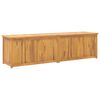 vidaXL Hageboks 200x50x55 cm heltre teak