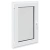 vidaXL Kj&oslash;levindu RISOR 60 x 100 cm PVC og glass Hvit