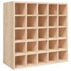 vidaXL Vinskap 56x25x56 cm heltre furu
