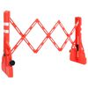 vidaXL Sammenleggbar trafikksperre 210x50x105 cm r&oslash;d