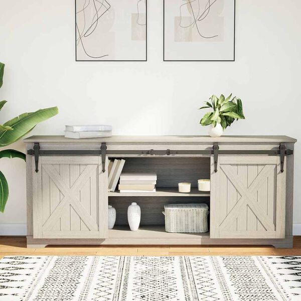 vidaXL Skyved&oslash;rsett for skap 152 cm karbonst&aring;l