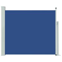 vidaXL Uttrekkbar sidemarkise 100x300 cm blå