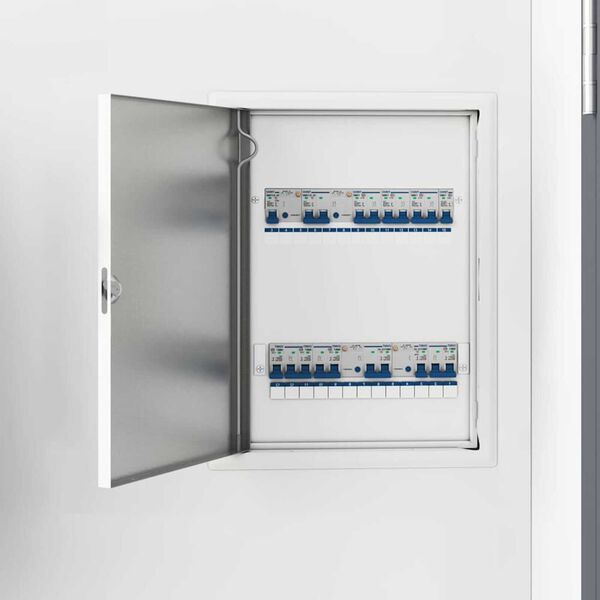 vidaXL Tilgangspanel Hvit 63 x 33 x 3 cm St&aring;l