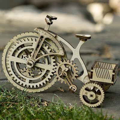 Wood Trick Modellsett skala tre sykkel