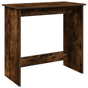 vidaXL Skrivebord r&oslash;kt eik 80x40x75 cm konstruert tre