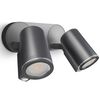 Steinel Utend&oslash;rs sensorspotlys Spot Duo Sensor svart