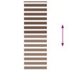 vidaXL Sebragardin brun 75x200 cm stoff bredde 70,9 cm polyester