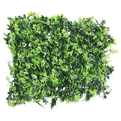  vidaXL Gjerde med kunstige blader 6 stk grønn 40x60 cm