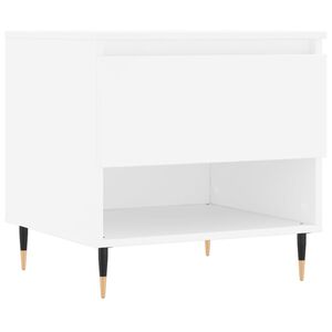 vidaXL Salongbord hvit 50x46x50 cm konstruert tre