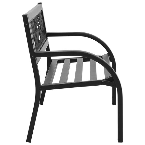 vidaXL Hagebenk for barn 86 cm stål