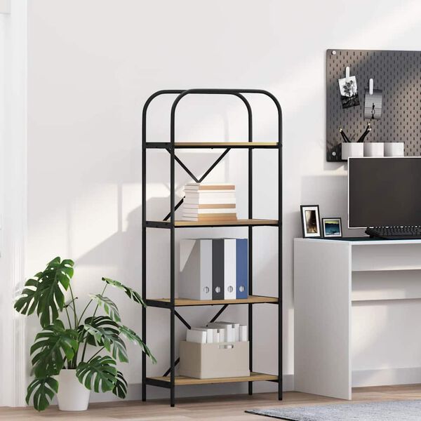 vidaXL Bokhylle Artisan Eik 60 x 30 x 146 cm Konstruert tre