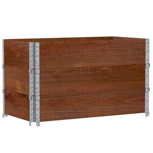 vidaXL Pallekarmer 3 stk brun 100x50 cm heltre furu