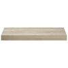 vidaXL Flytende vegghyller 2 stk eik 50x23x3,8 cm MDF
