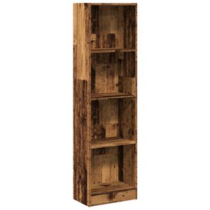 vidaXL Bokhylle gammelt tre 40x24x176 cm konstruert tre