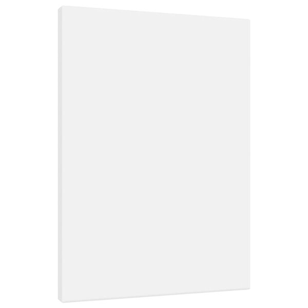 vidaXL Strukkede lerret 12 stk hvitt stoff og heltre furu