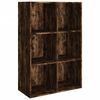 vidaXL Bokhylle/skjenk r&oslash;kt eik 66x30x98 cm konstruert tre