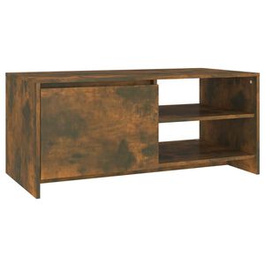 vidaXL Salongbord r&oslash;kt eik 102x50x45 cm konstruert tre
