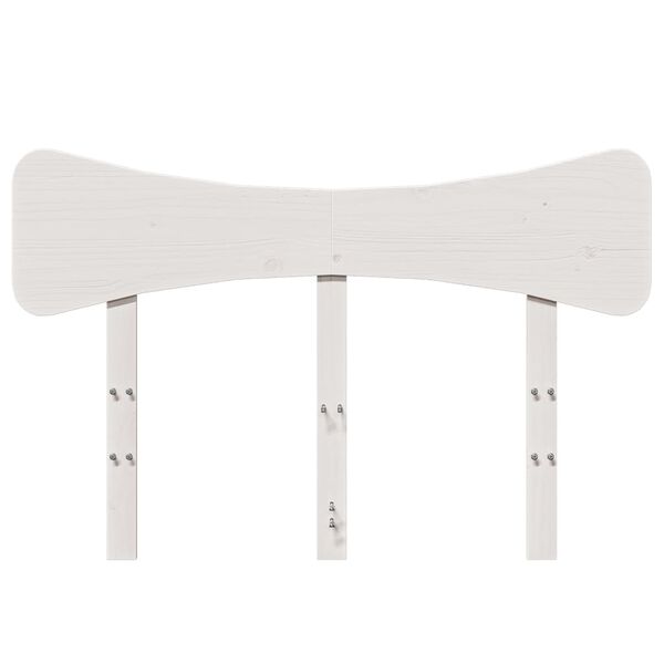 vidaXL Hodegavl voksbrun 135 cm heltre furu