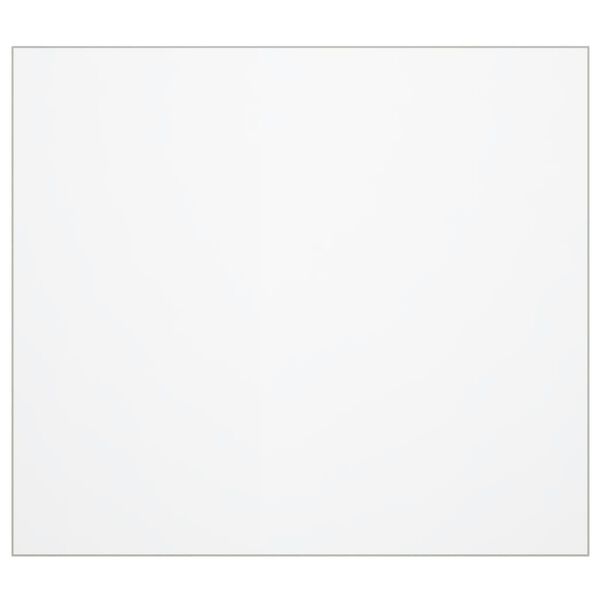 vidaXL Bordbeskytter matt 100x90 cm 1,6 mm PVC