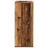 vidaXL Veggskap gammelt tre 80x33x80 cm konstruert tre
