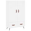 vidaXL Highboard hvit 69,5x31x115 cm konstruert tre